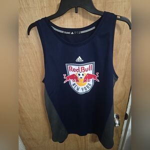 New York Red Bulls MLS Adidas Men's Sleeveless T-Shirt, Size L